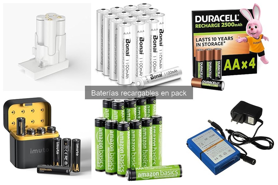 Errores comunes al usar baterías recargables en pack