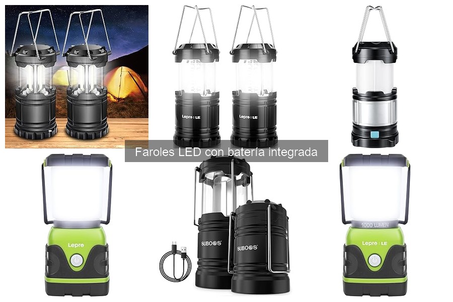 Errores comunes al usar faroles LED con batería integrada