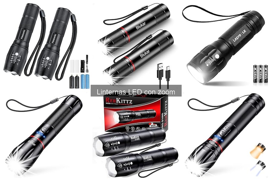 Errores comunes al usar linternas LED con zoom que debes evitar