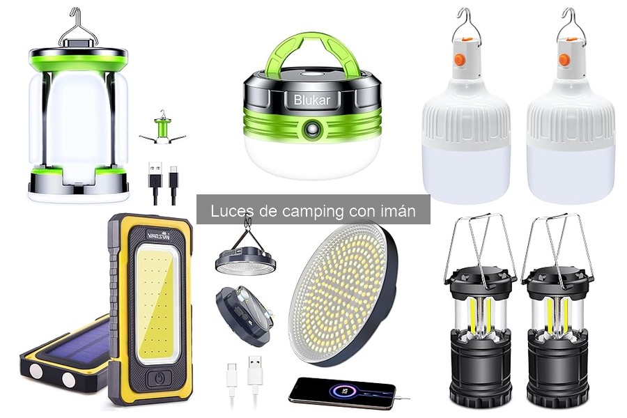 Errores comunes al usar luces de camping con imán
