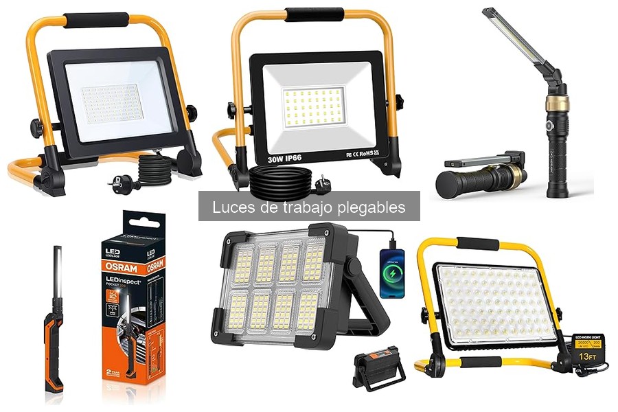 ** Errores comunes al usar luces de trabajo plegables y cómo evitarlos