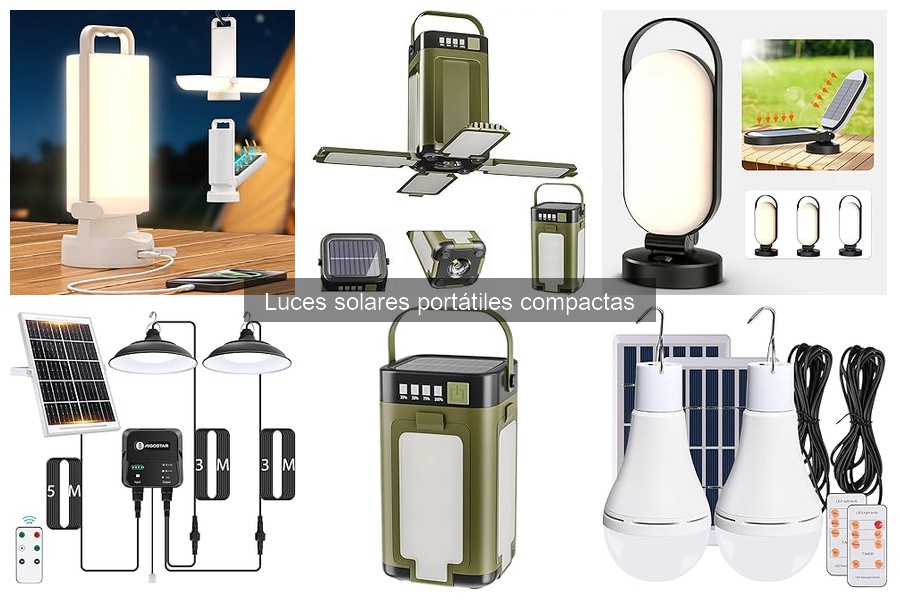 Errores comunes al usar luces solares portátiles compactas