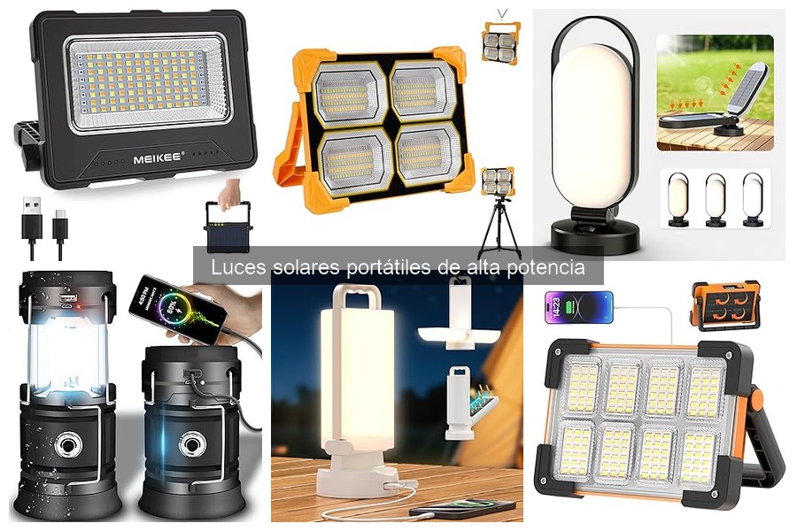 Errores comunes al usar luces solares portátiles de alta potencia