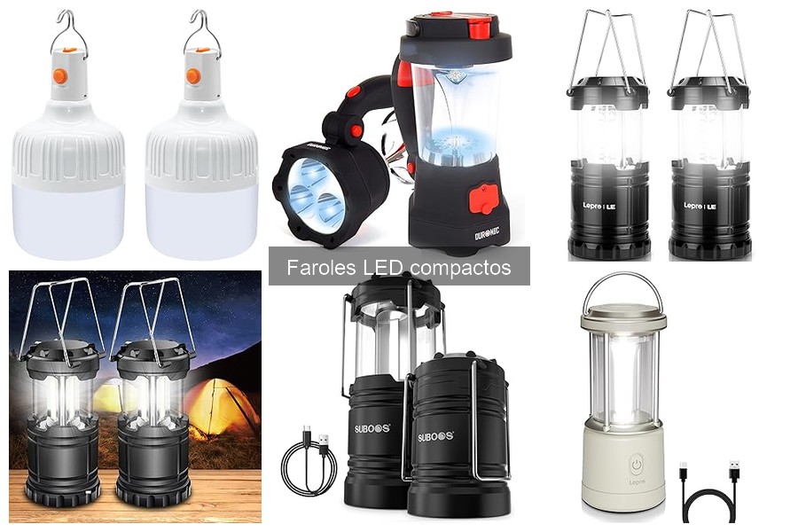 Faroles LED compactos vs. faroles recargables: ¿Cuál elegir?