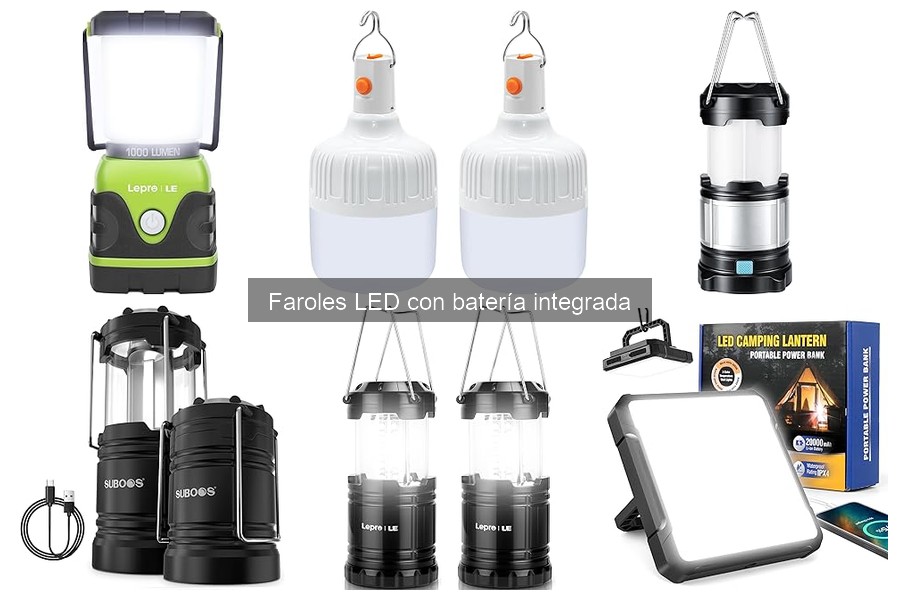 Faroles LED con Batería Integrada: Mejores Para el Hogar
