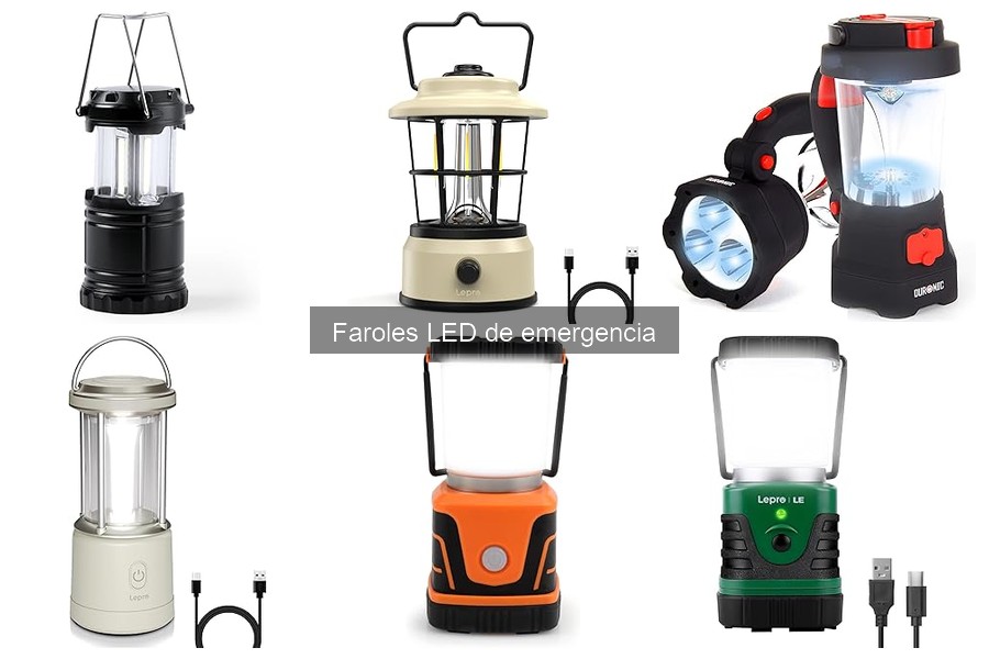 Faroles LED de emergencia: Uso en cortes de luz