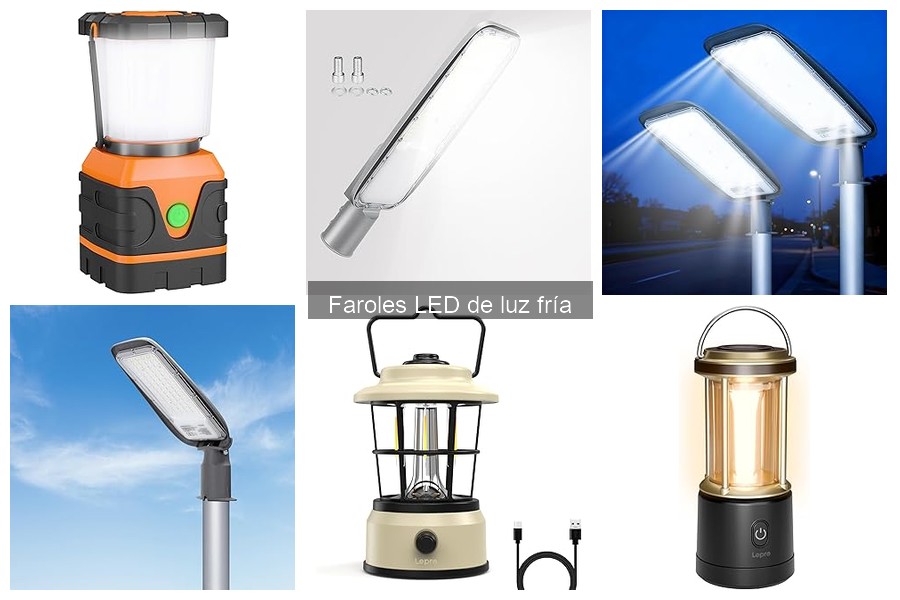 Faroles LED de luz fría: uso doméstico vs. exterior