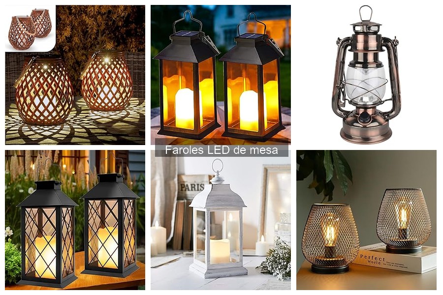 Faroles LED de mesa vs. tradicionales: ¿cuál elegir?