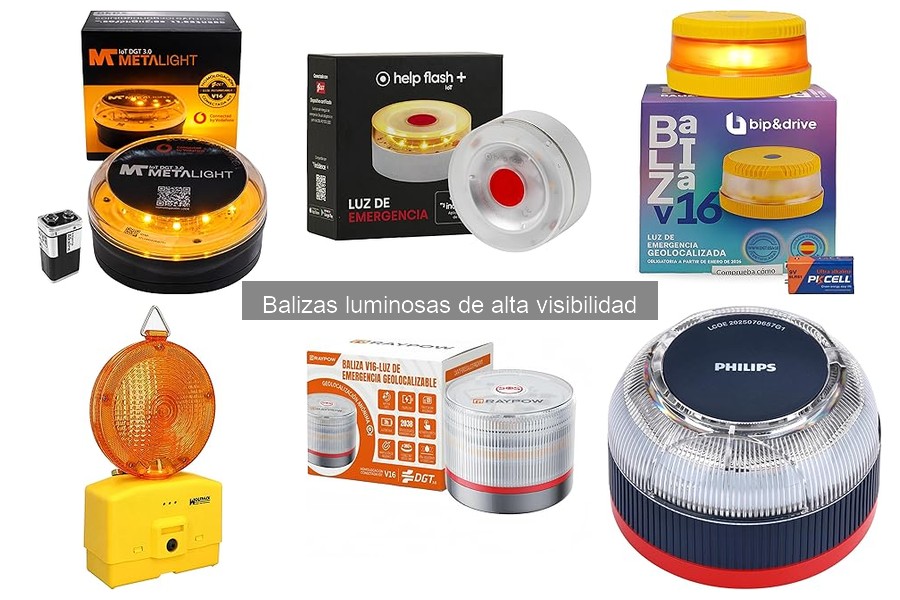 ** Guía de compra: Balizas luminosas de alta visibilidad