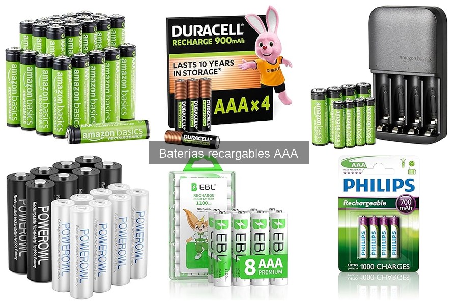 Guía de compra de baterías recargables AAA: Tips y recomendaciones
