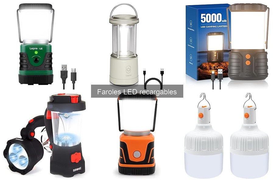 Guía de Compra de Faroles LED Recargables para Camping