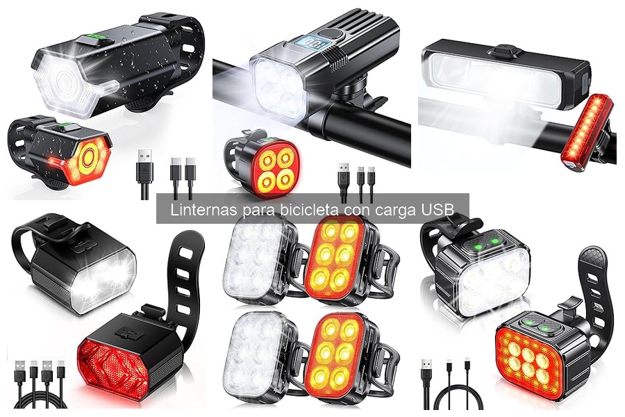 Guía de compra de linternas para bicicleta con carga USB