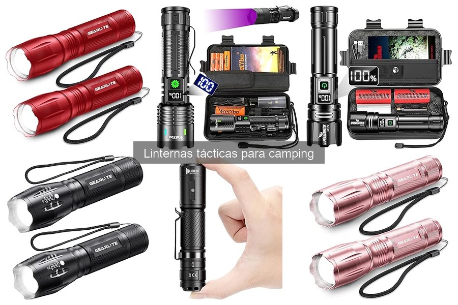 Guía de compra de linternas tácticas para camping