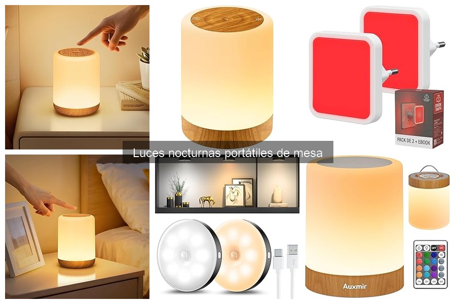 Guía de compra de luces nocturnas portátiles de mesa