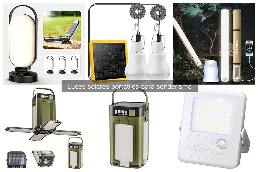 Guía de compra de luces solares portátiles para senderismo