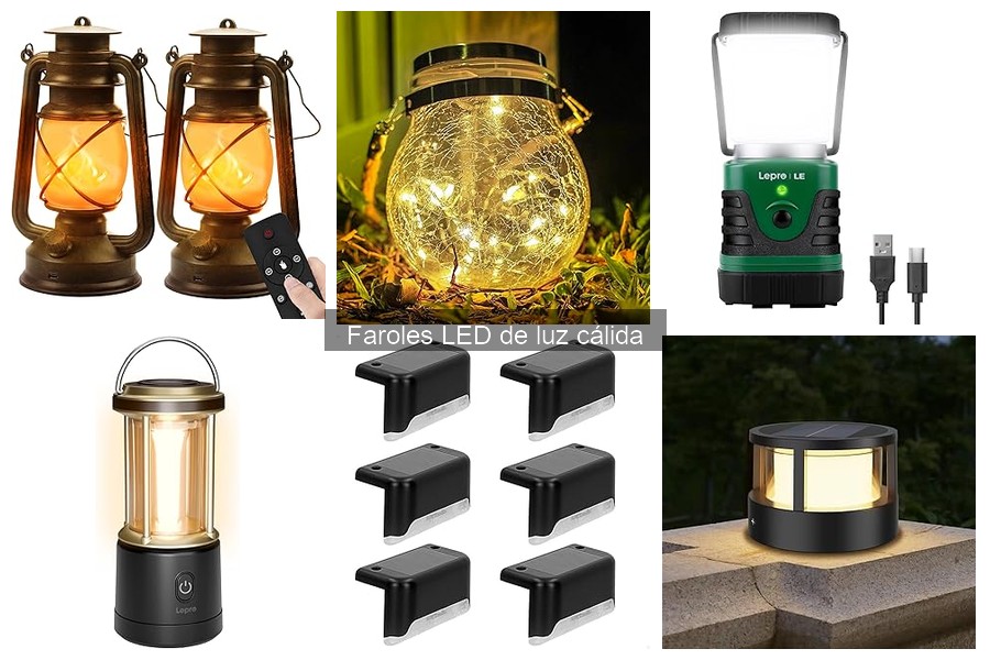 Guía de compra: Faroles LED de luz cálida