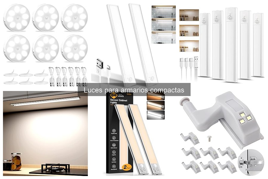 Guía de compra: luces para armarios compactas