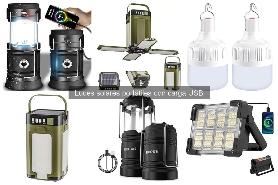 Guía de Compra: Luces Solares Portátiles con Carga USB