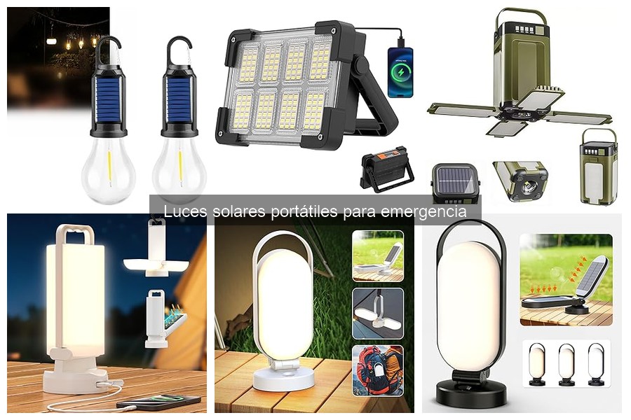 Guía de Compra: Luces Solares Portátiles para Emergencias