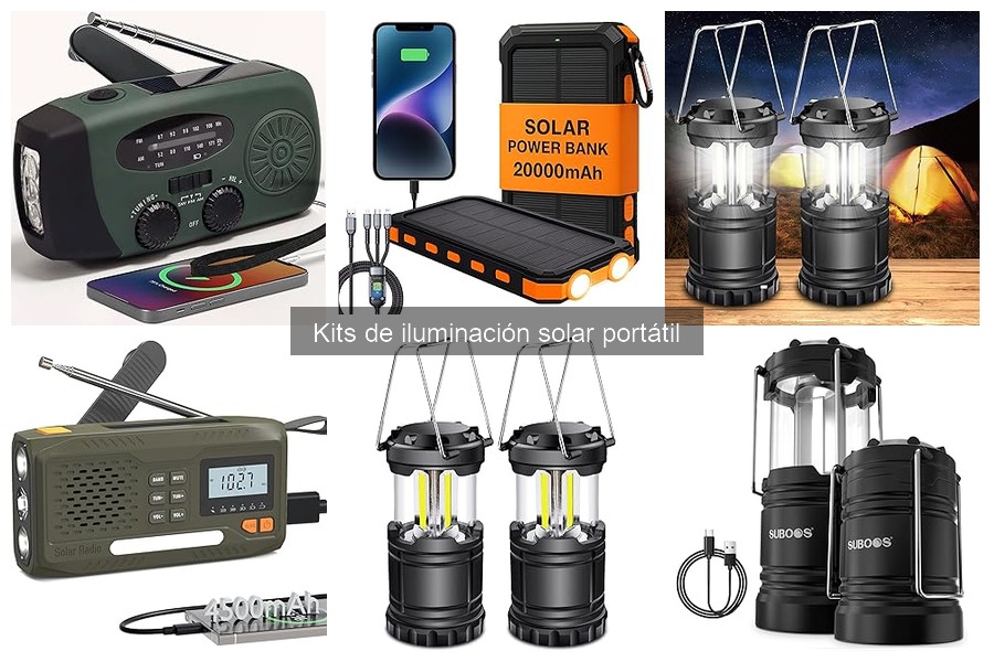 Guía de instalación de kits de iluminación solar portátil