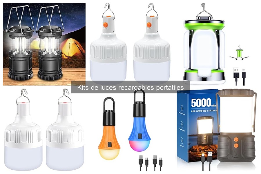 Guía de Mantenimiento para Kits de Luces Recargables Portátiles