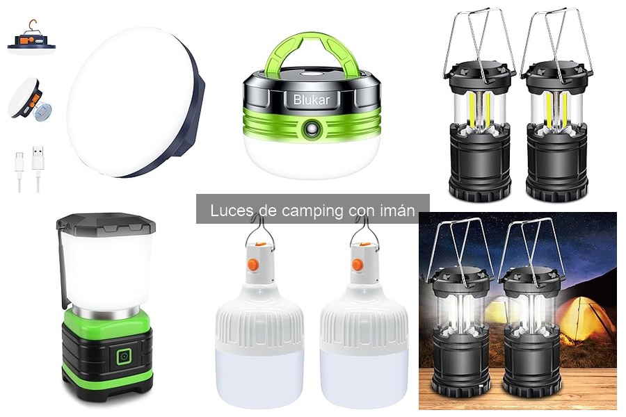 Guía de Seguridad para Luces de Camping con Imán