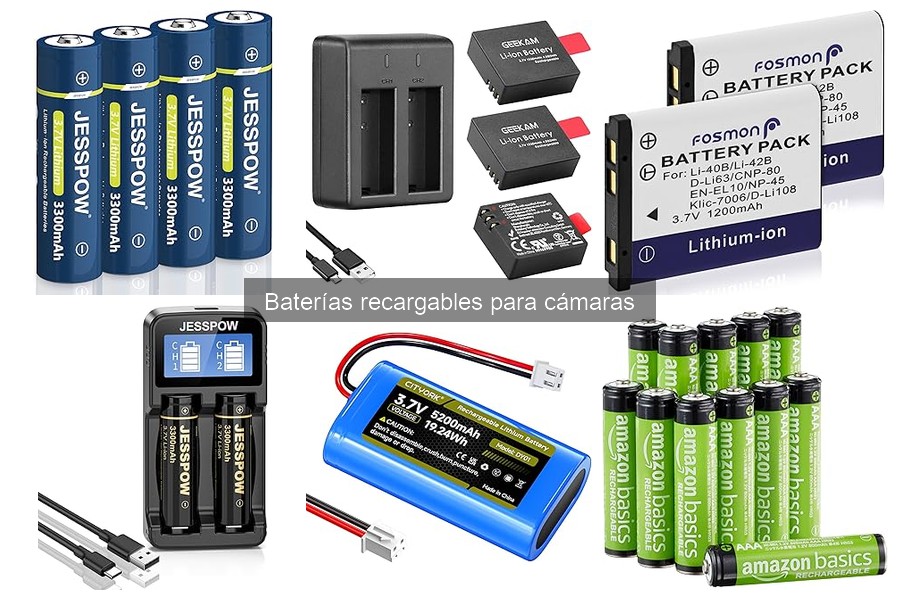 Guía para Elegir Baterías Recargables para Cámaras