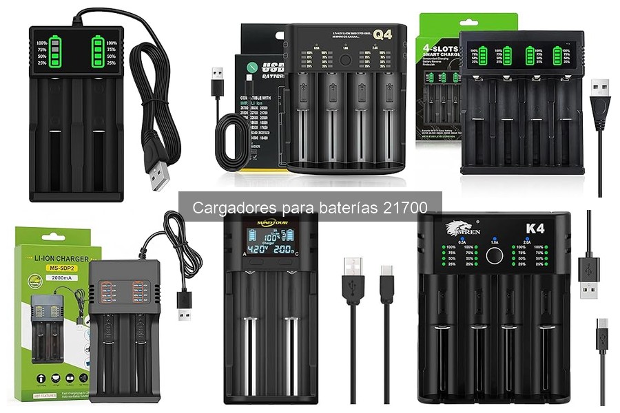 Guía para elegir el mejor cargador de baterías 21700