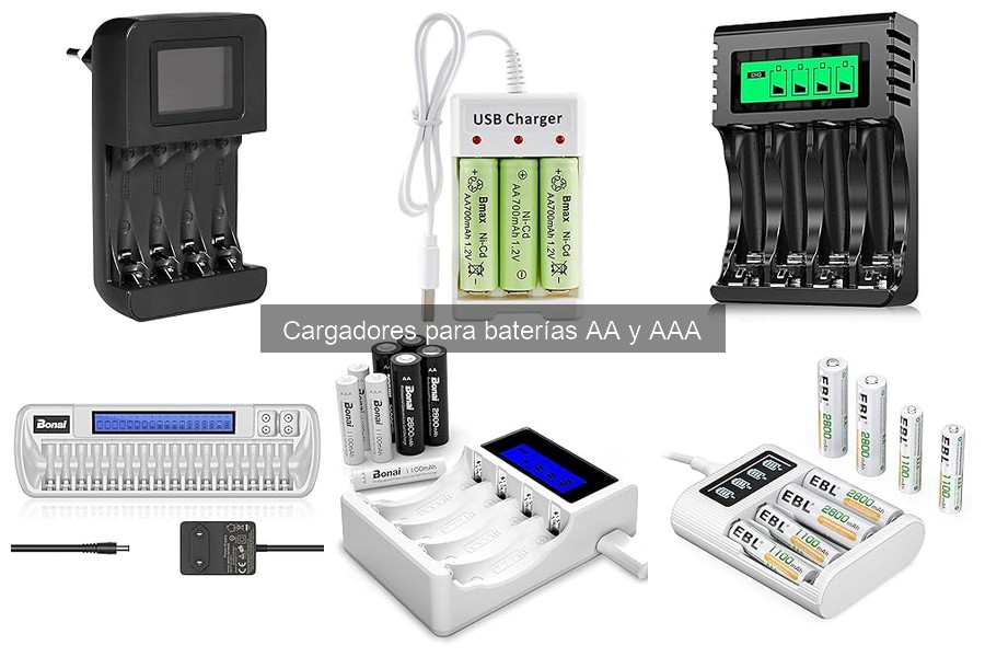 Guía para elegir el mejor cargador de baterías AA y AAA