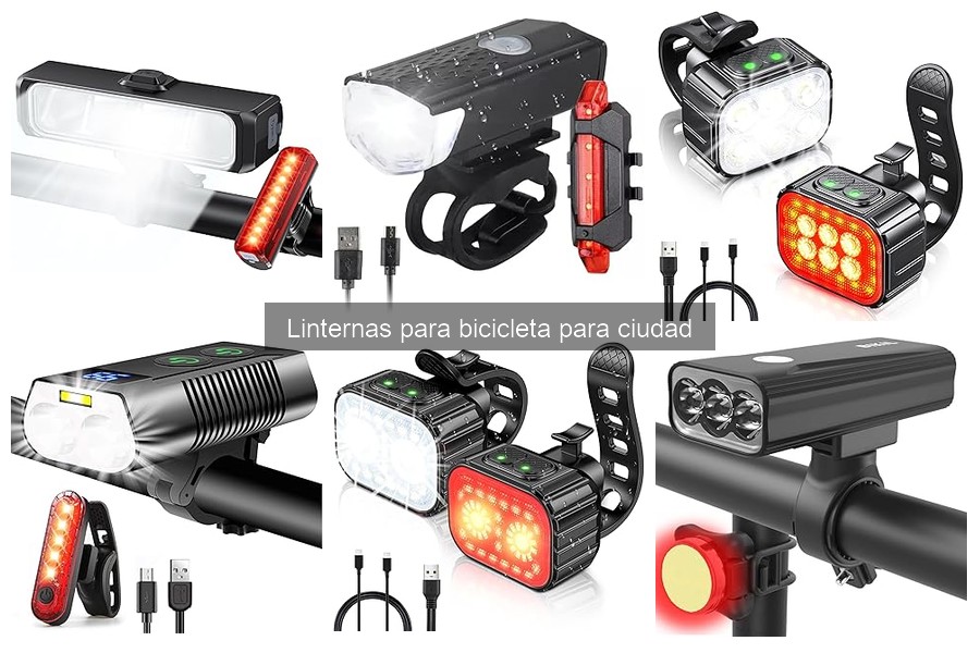 Guía para elegir linternas de bicicleta según ciclismo urbano