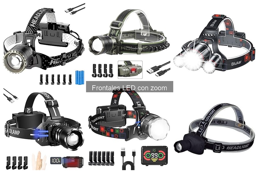 Guía para elegir linternas frontales LED con zoom