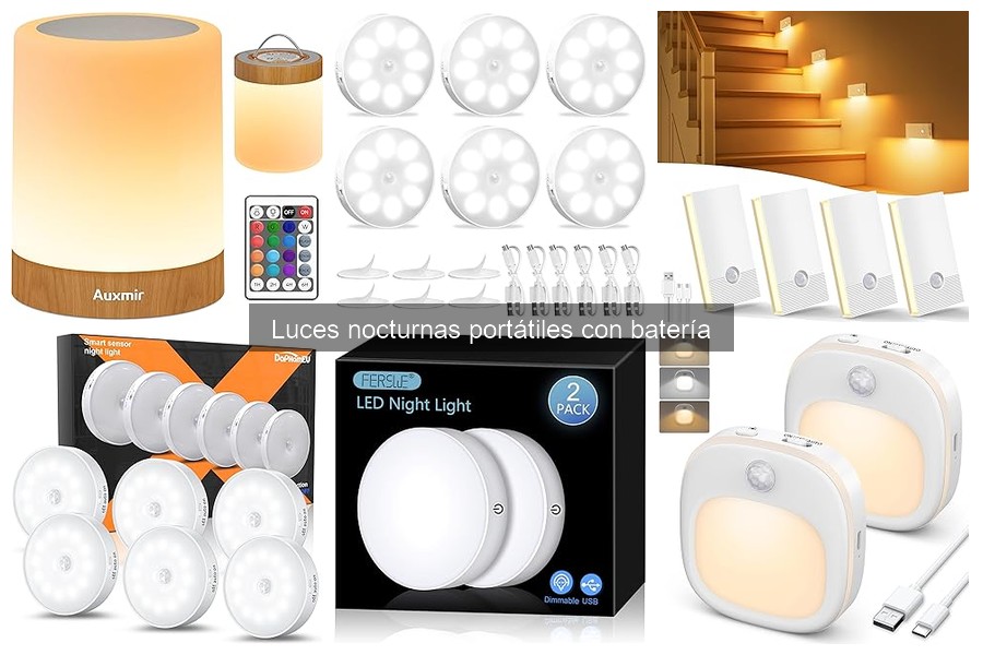 Guía para Elegir Luces Nocturnas Portátiles con Batería