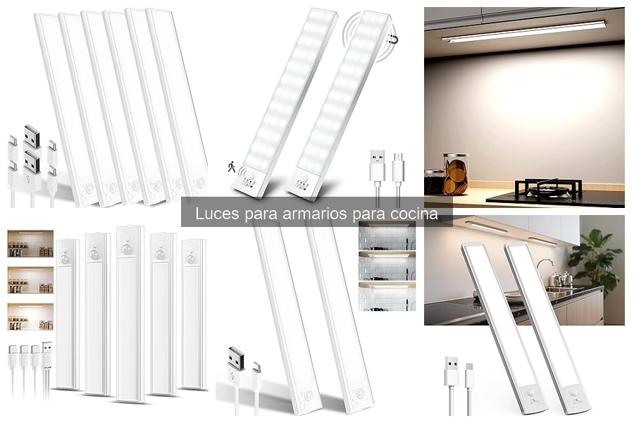 Guía para Elegir Luces para Armarios de Cocina