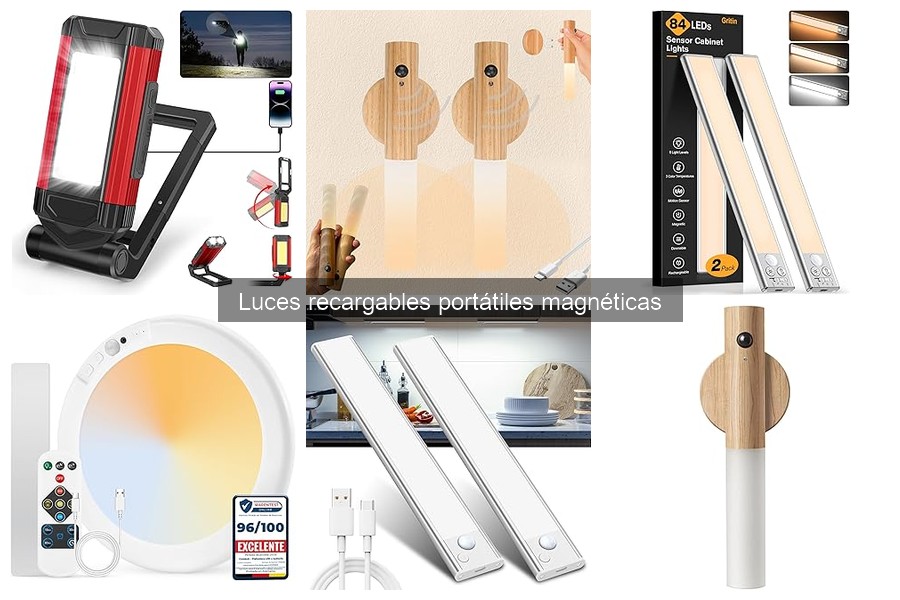 Guía para elegir luces recargables portátiles magnéticas
