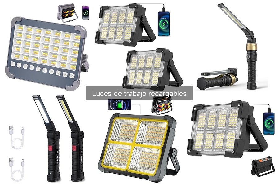 Guía para mantener luces de trabajo recargables