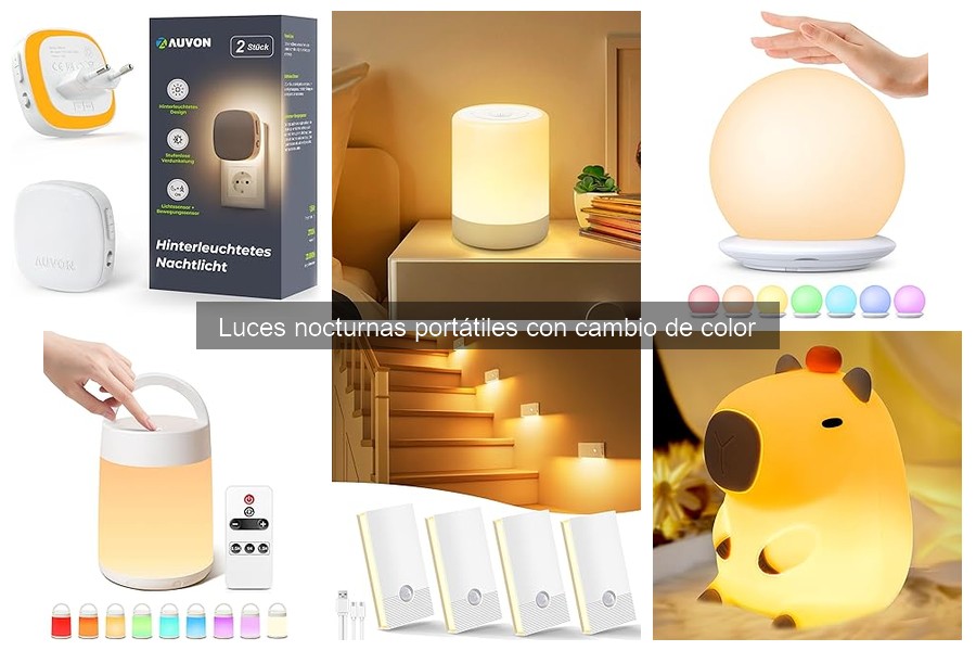 Ideas Creativas para Usar Luces Nocturnas Portátiles