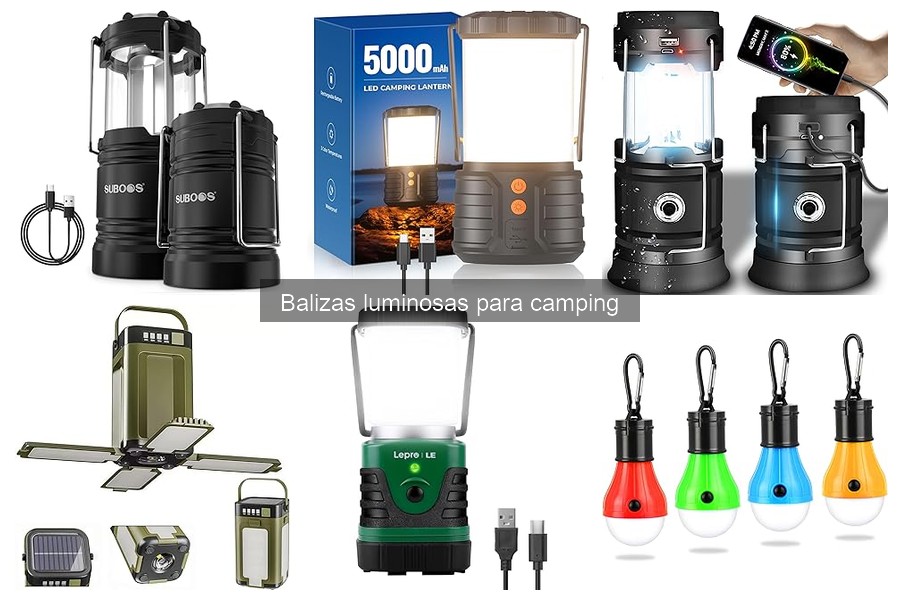 Impacto ambiental de las balizas luminosas para camping