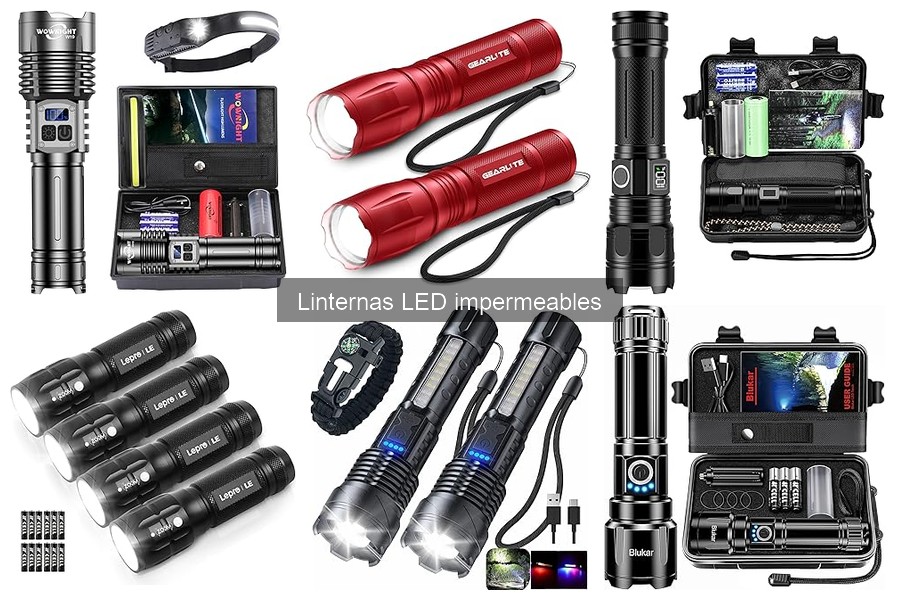 Las Linternas LED Impermeables Más Vendidas en Amazon