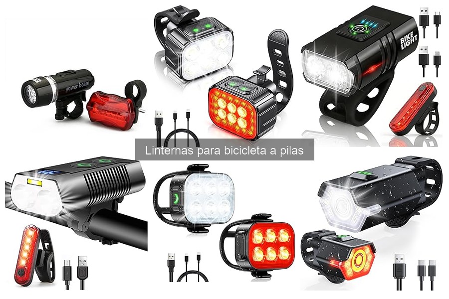 Las mejores linternas para bicicleta a pilas en 2023