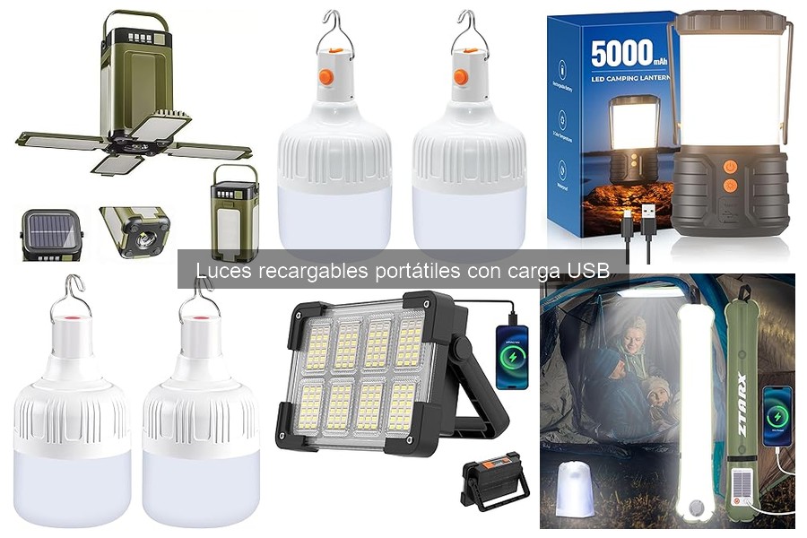 Las Mejores Luces Recargables Portátiles para Emergencias