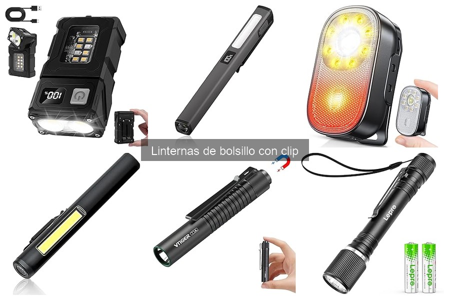 Linternas de bolsillo con clip: funciones y ventajas