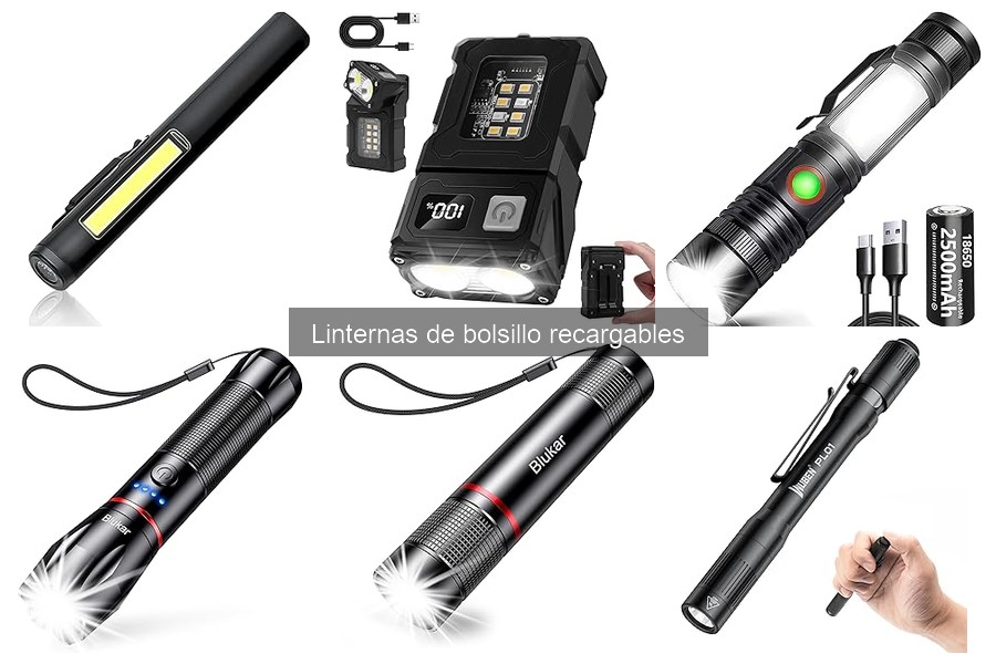 Linternas de bolsillo recargables para emergencias: guía esencial
