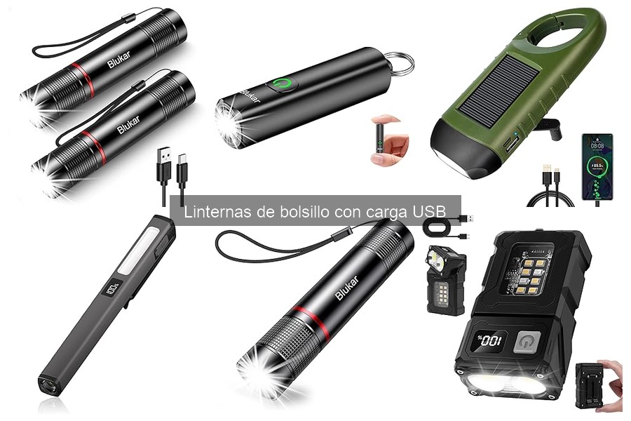 Linternas de bolsillo USB: ideales para emergencias