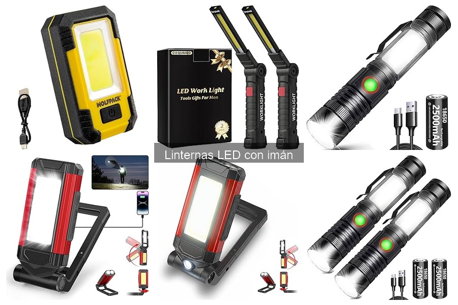 Linternas LED con Imán: Herramientas Esenciales para Trabajos Manuales