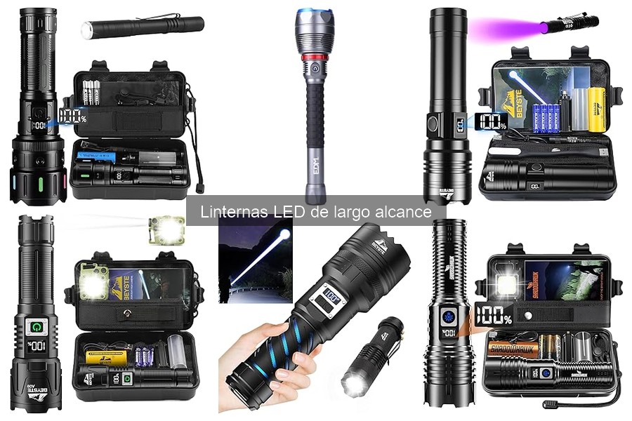 Linternas LED de largo alcance: Recargables vs. Desechables