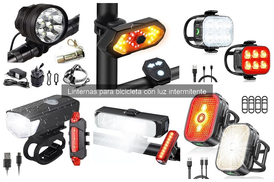 Linternas para bicicleta con luz intermitente: seguridad en tu ruta