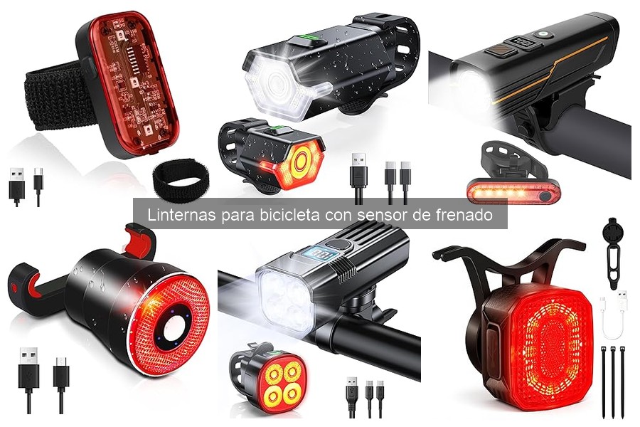 Linternas para Bicicleta con Sensor de Frenado: Seguridad y Función