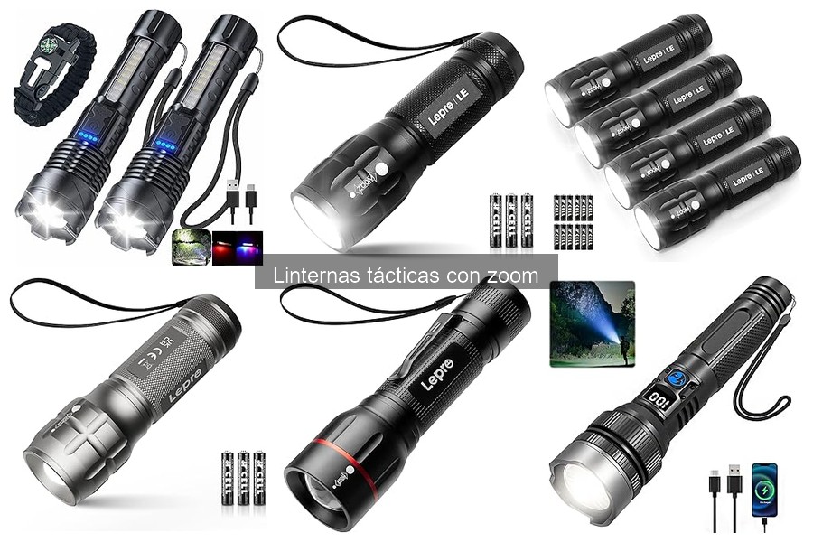 Linternas tácticas con zoom: funciones y ventajas destacadas
