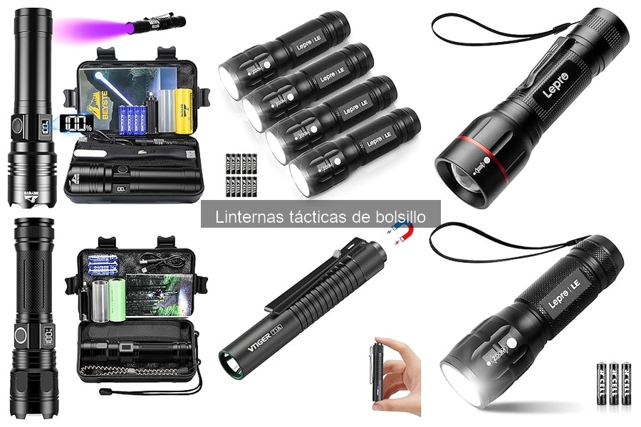 Linternas tácticas de bolsillo ideales para emergencias