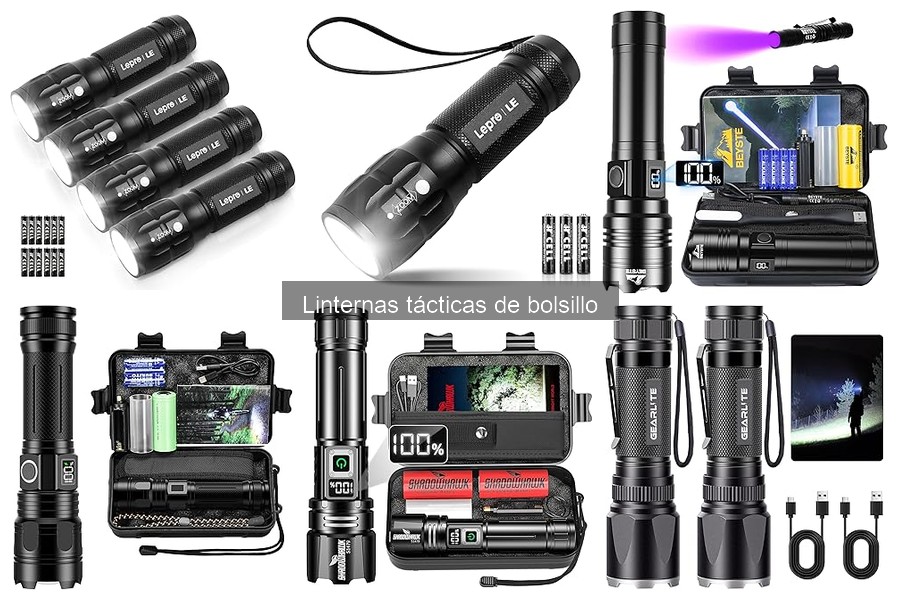 Linternas tácticas de bolsillo recomendadas para outdoor